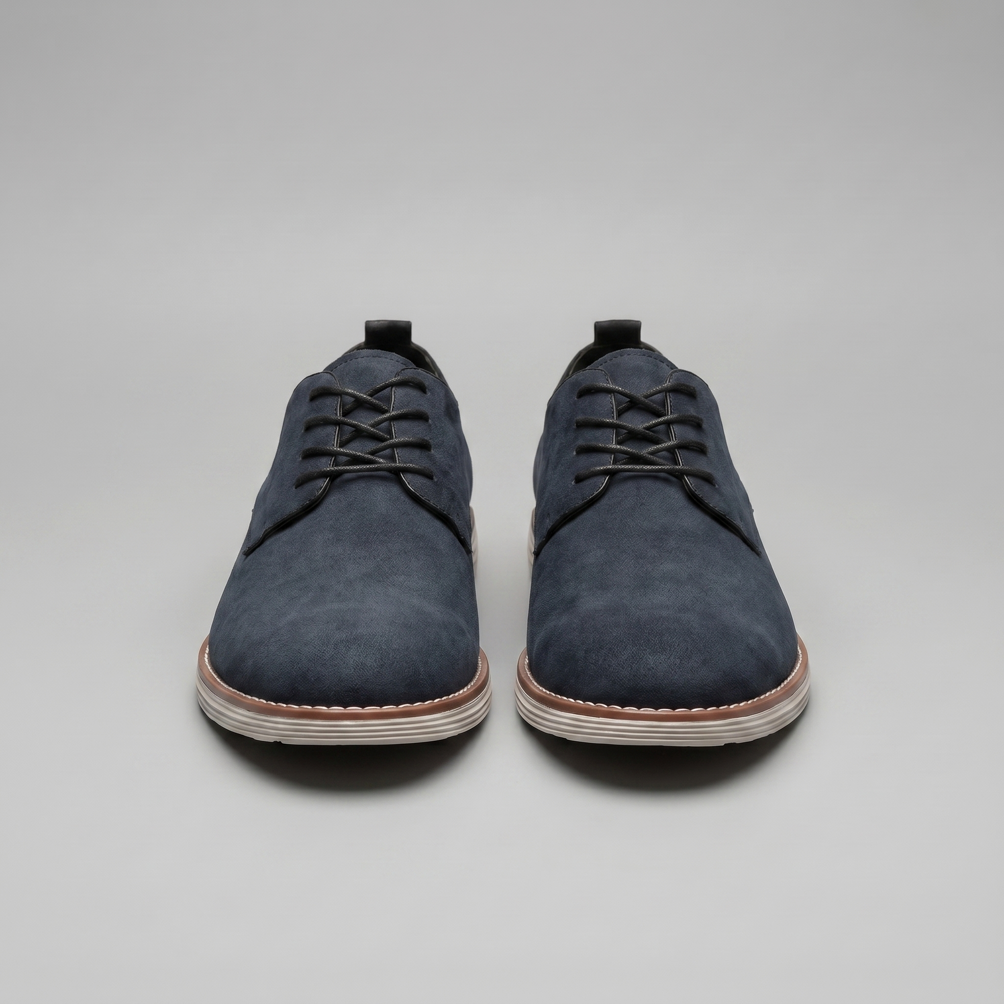 Men's Suede Lace-Up Derby Shoes