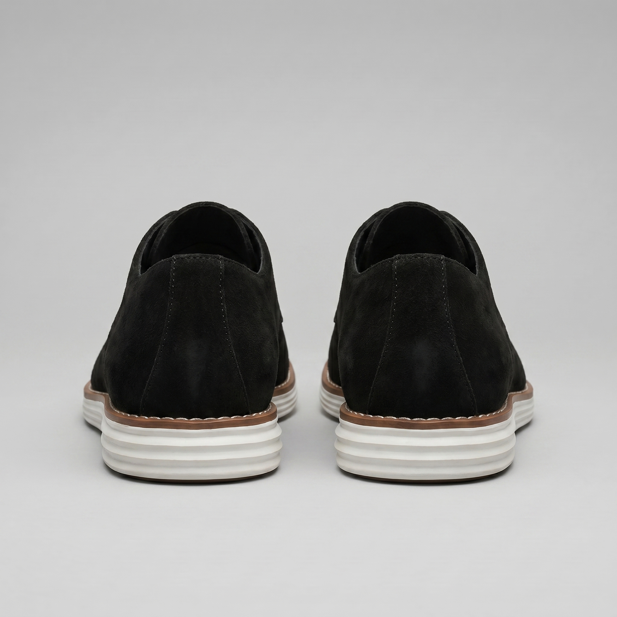 Men's Suede Lace-Up Derby Shoes
