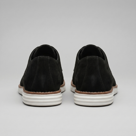 Men's Suede Lace-Up Derby Shoes