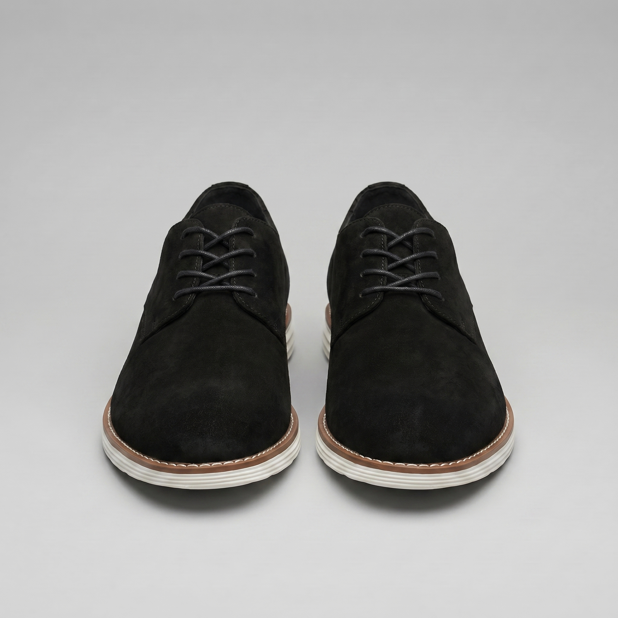 Men's Suede Lace-Up Derby Shoes