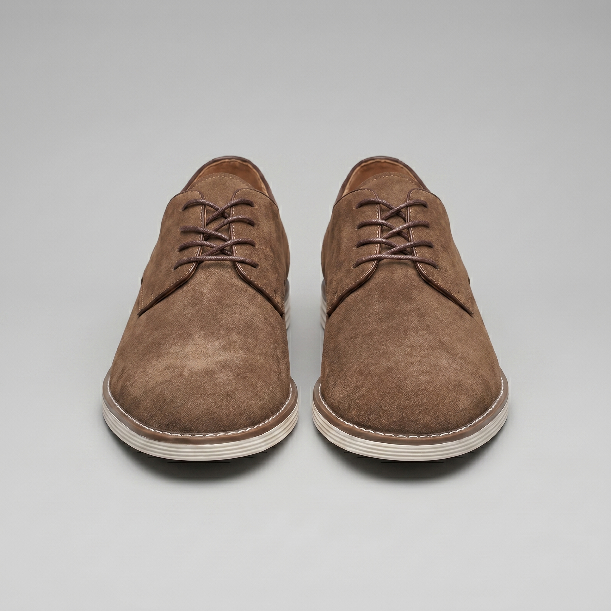 Men's Suede Lace-Up Derby Shoes