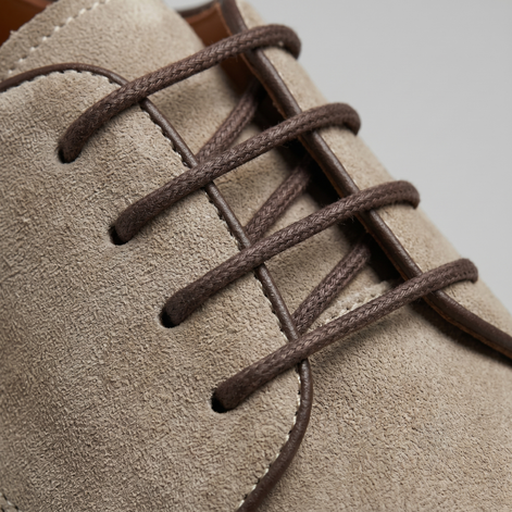 Men's Suede Lace-Up Derby Shoes