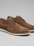 Men's Suede Lace-Up Derby Shoes