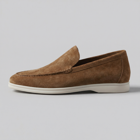 Men's Suede Slip-On Loafers