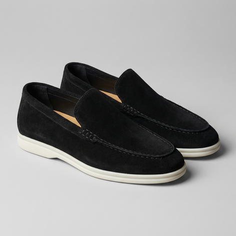 Men's Suede Slip-On Loafers