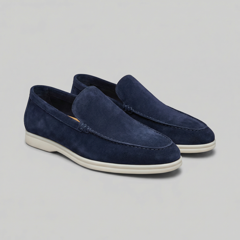 Men's Suede Slip-On Loafers
